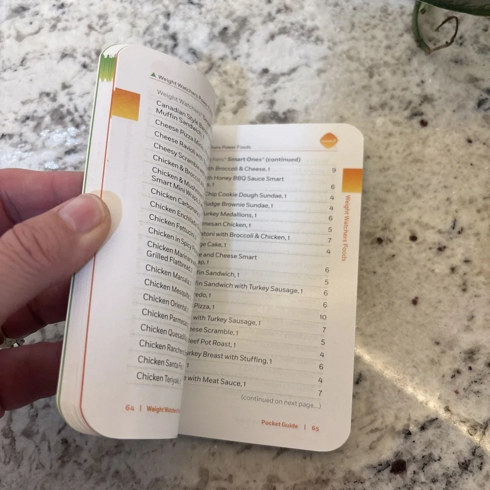 Weight Watchers 360 POCKET GUIDE Points Plus Foods and Guides‎ Small Book